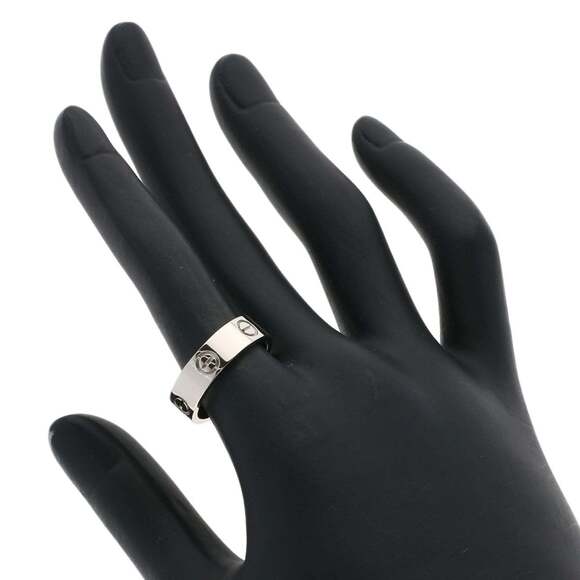 CARTIER 18k Silver Love Ring #53 - Picture 5 of 7